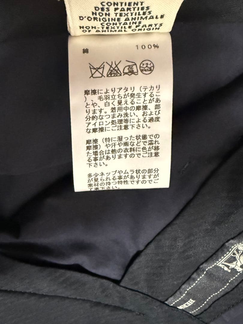 HERMES エルメス ハーフパンツ ショートパンツ 黒 紺 美品