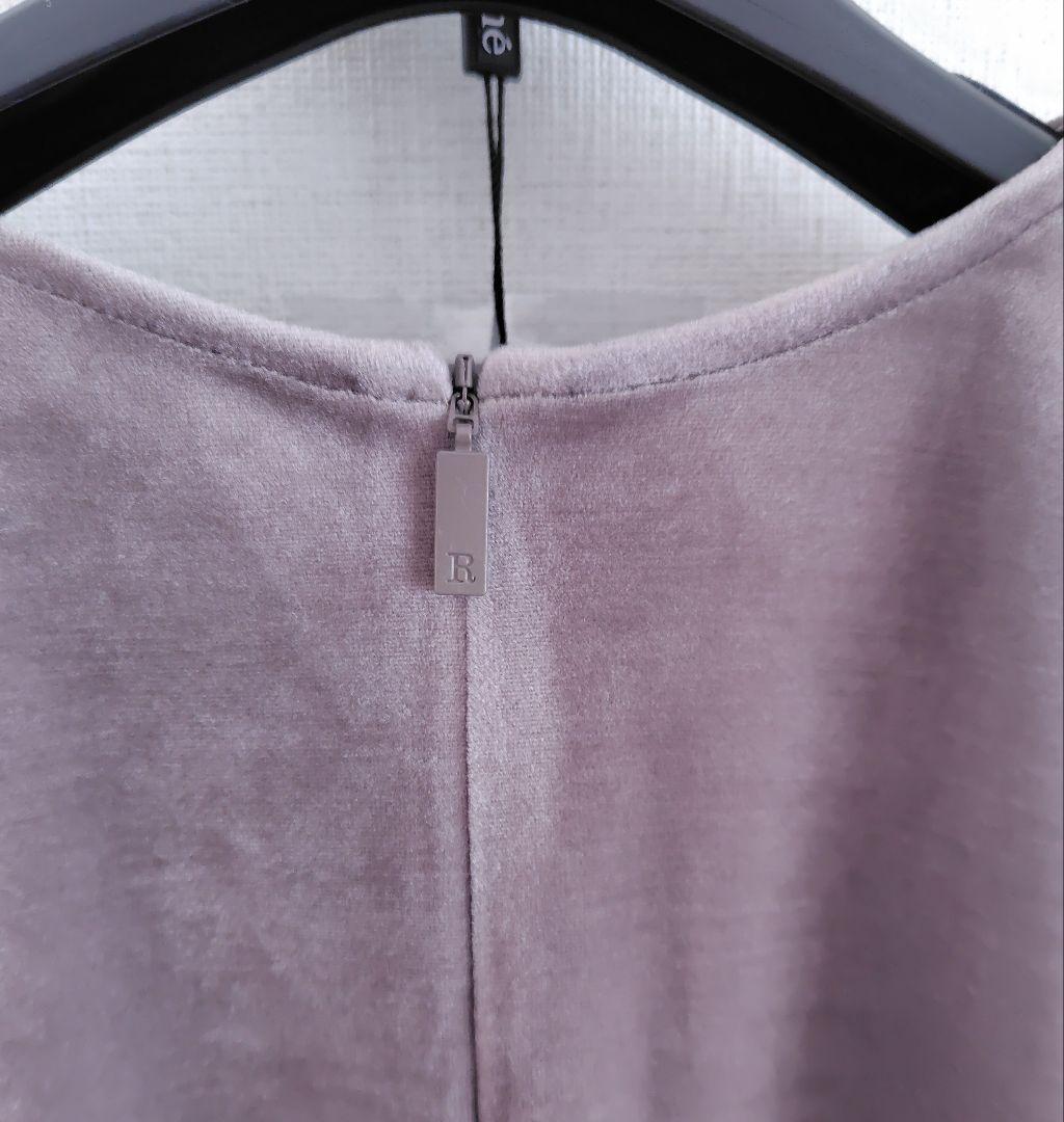 新品 René ルネ　ベルベット　フレアチュニック 36