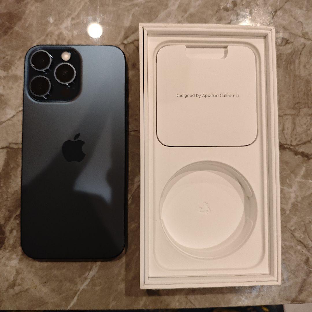 Apple iPhone 15 pro max 256gb ブルーチタニウム