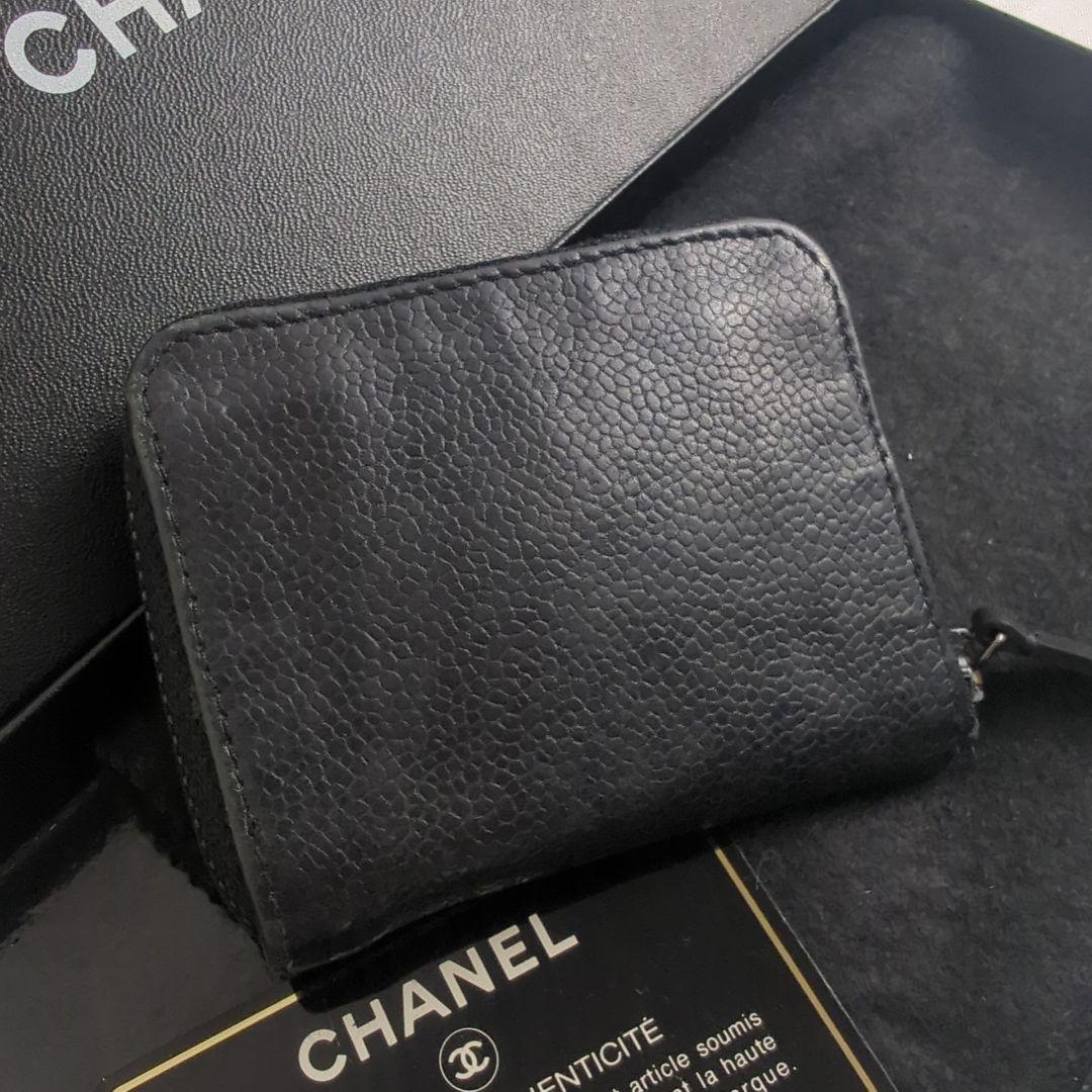 CHANEL シャネル ココマーク ジップ ケース 小銭入れ