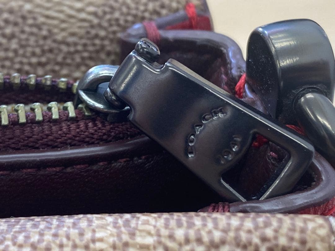 COACH シグネチャー チェーン 2WAY フラップ クラッチショルダーバッグ