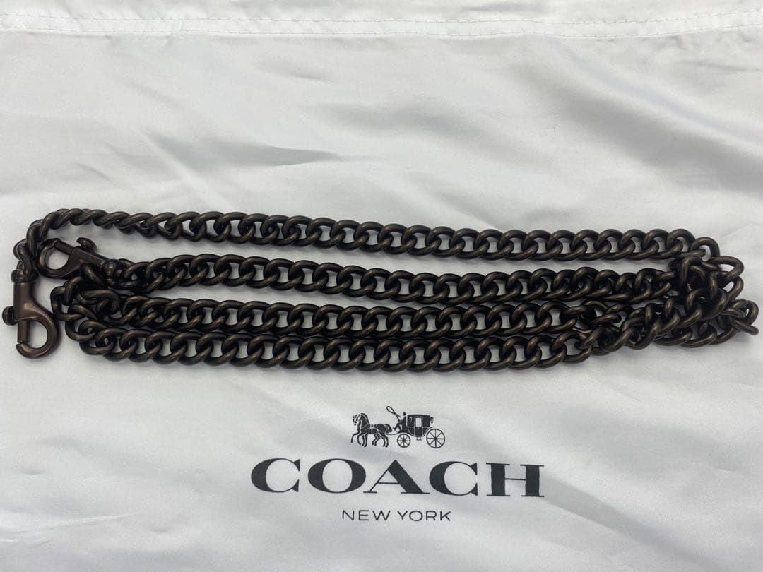 COACH シグネチャー チェーン 2WAY フラップ クラッチショルダーバッグ