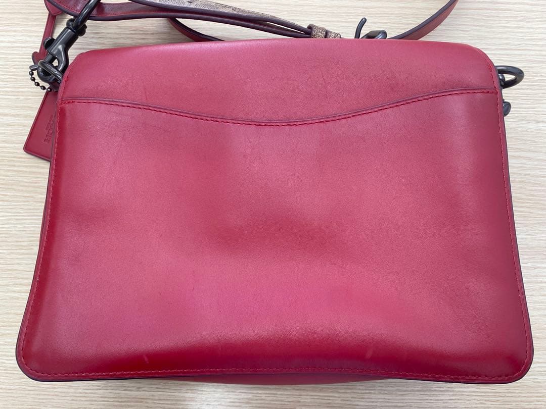 COACH シグネチャー チェーン 2WAY フラップ クラッチショルダーバッグ