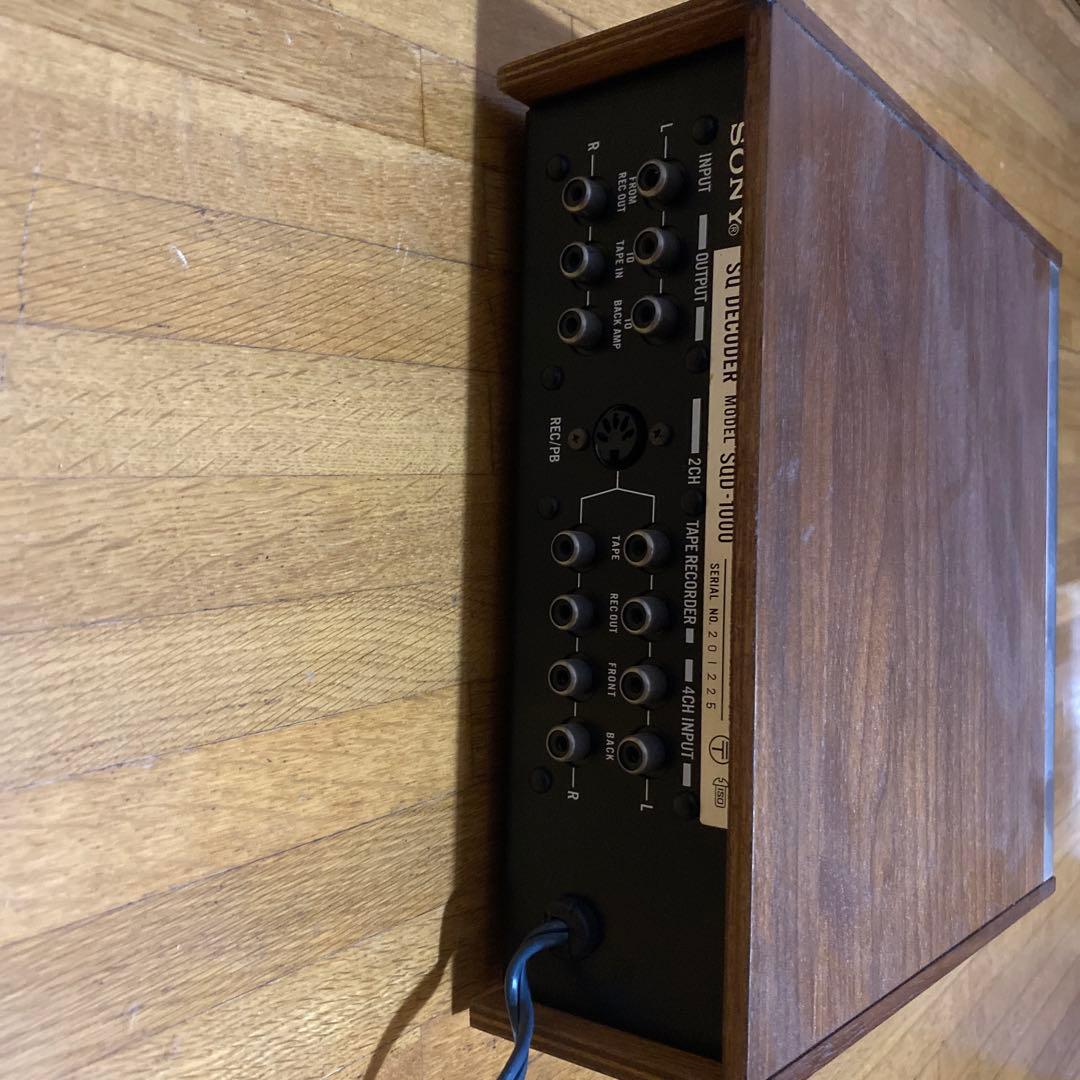 タイムセール！！！ ソニー　SONY SD Decoder 1000 アンプ