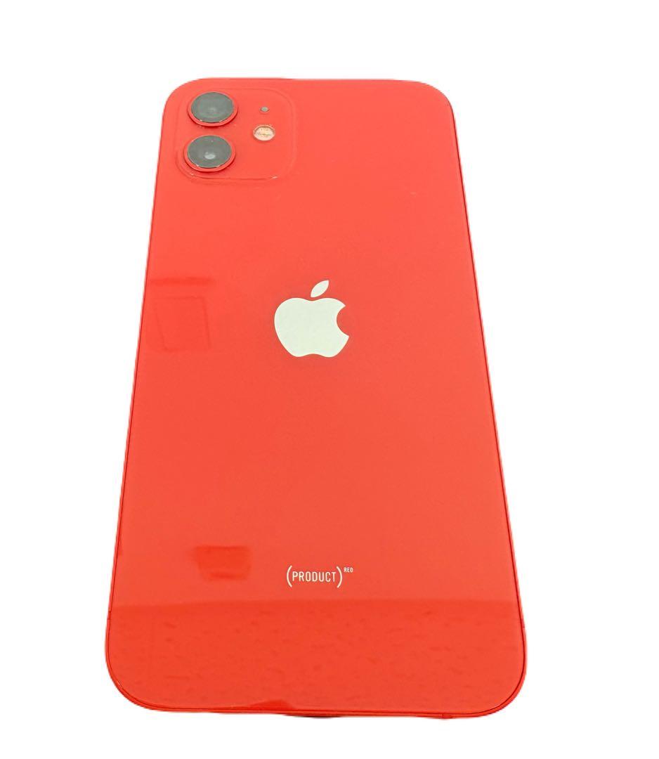美品　Apple iPhone 12 (PRODUCT RED) SIMフリー