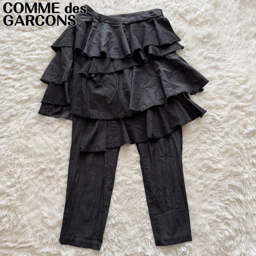 【コムデギャルソン】AD2014 ドッキングスカート　パンツ Mサイズ　グレー