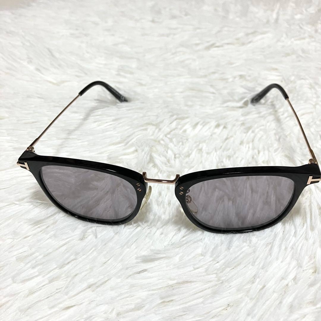 トムフォード　サングラス　TF672 01A ブラック　ゴールド　朝倉未来 着用