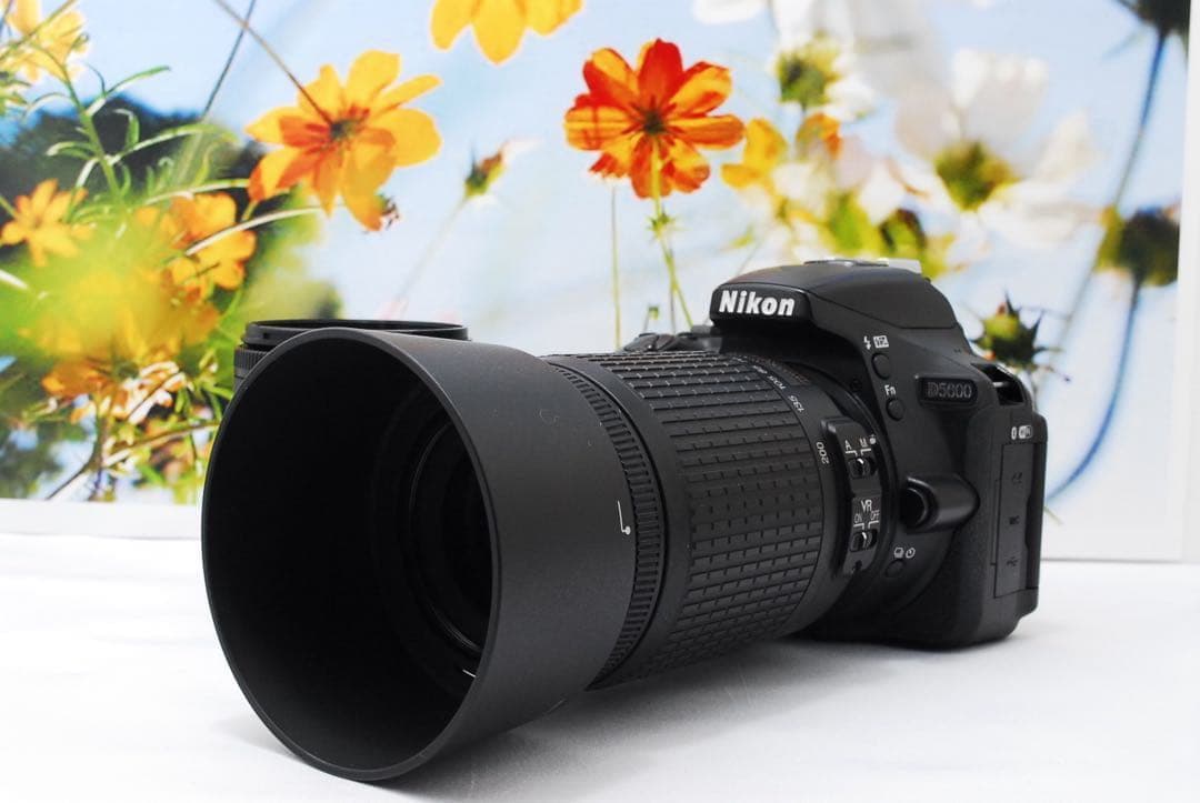 動作良好 Nikon D5600 ダブルレンズ スマホ転送 WiFi 初心者OK