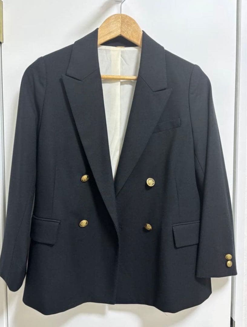 Mila Owen 金釦2サイズダブルブレザージャケット 0 DNVY