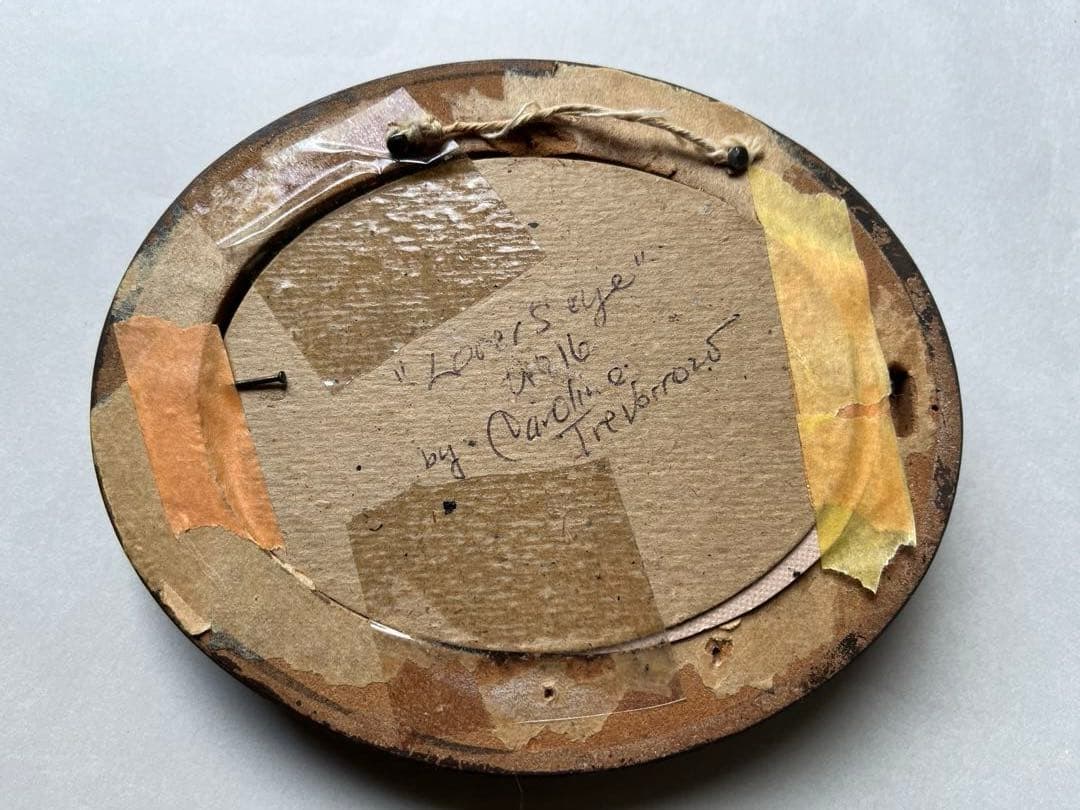 ヴィンテージ　絵画　目 シュルレアリスム　アート　オブジェ　インテリア