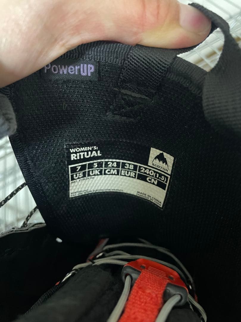 【美品】Burton RITUAL 24.０cm 上位ランク スノーボードブーツ