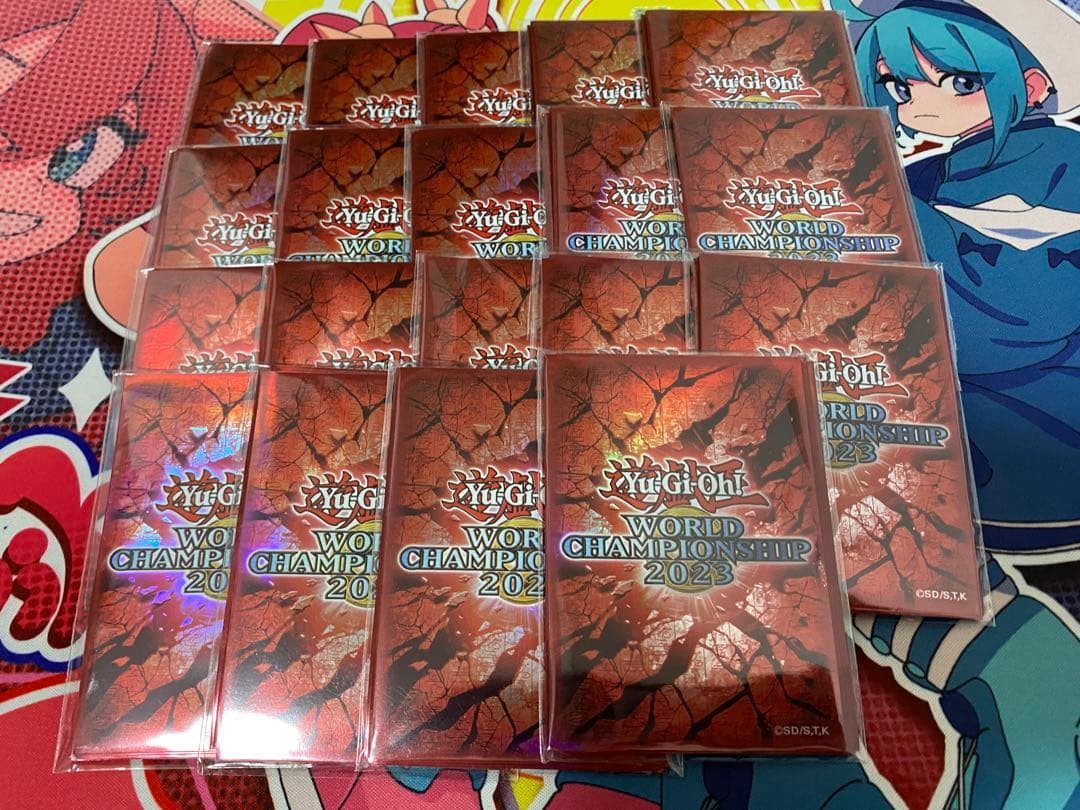 WCS2023 スリーブ 赤 190枚セット 未開封　遊戯王