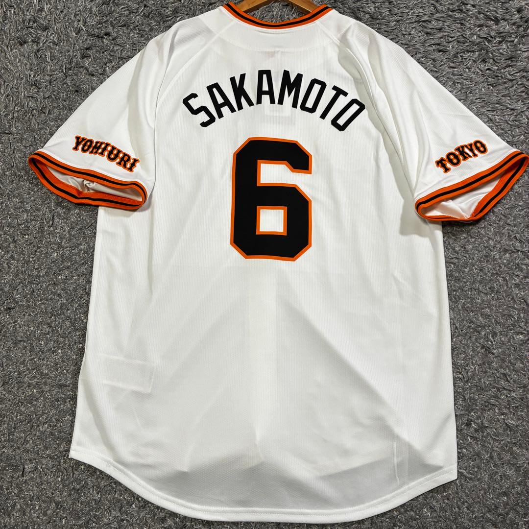 【未使用】NIKE 巨人 坂本勇人 #6 ホーム レプリカユニフォーム Mサイズ