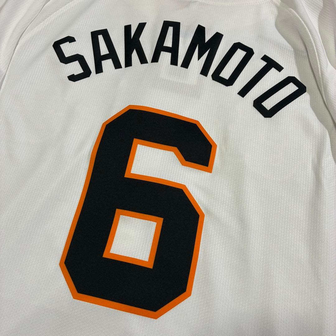 【未使用】NIKE 巨人 坂本勇人 #6 ホーム レプリカユニフォーム Mサイズ