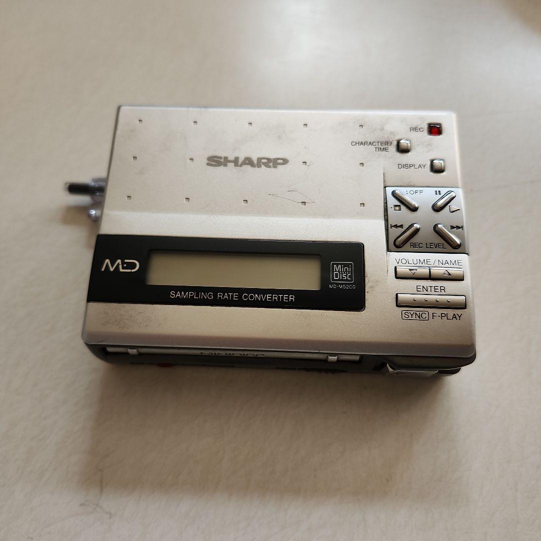 SHARP ポータブルMDレコーダープレイヤー
