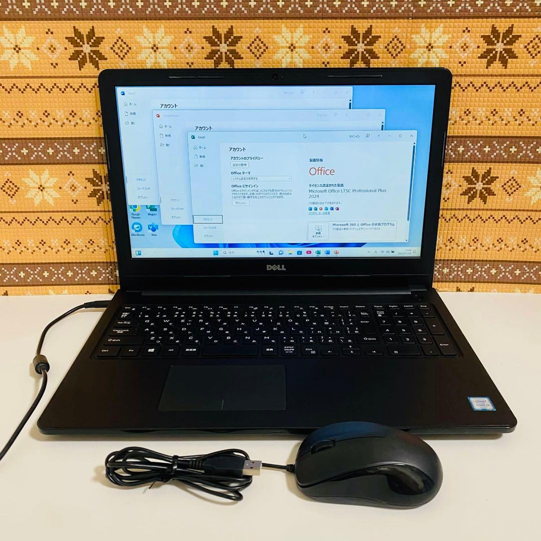 Y81 DellノートパソコンSSD 512Gメモリ12G大容量 高速Win11