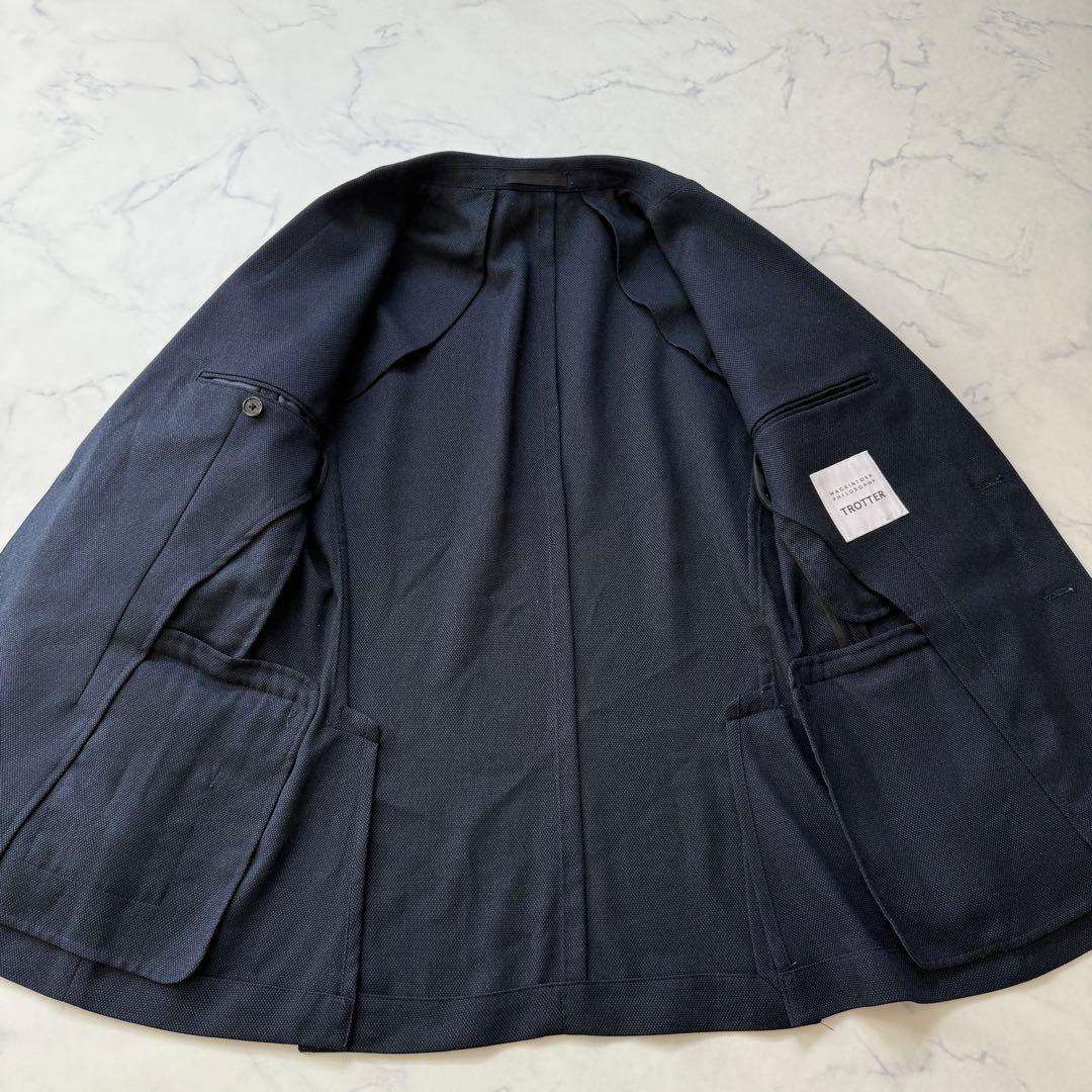 【極美品】　マッキントッシュフィロソフィー　トロッター　スーツ　高機能　紺　S