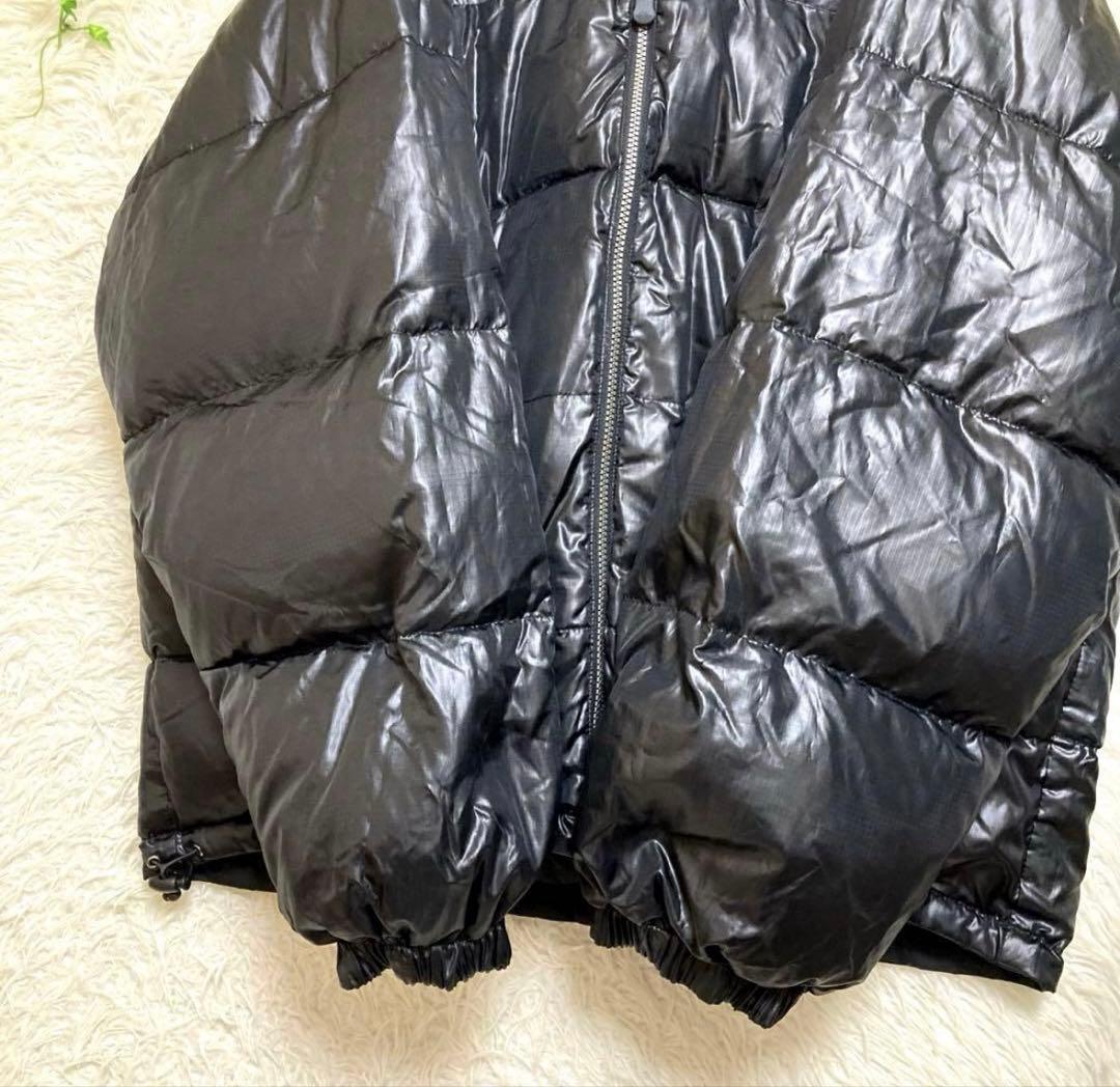 【美品】レア　FIRST DOWN リバーシブル ダウンジャケット 5L 黒