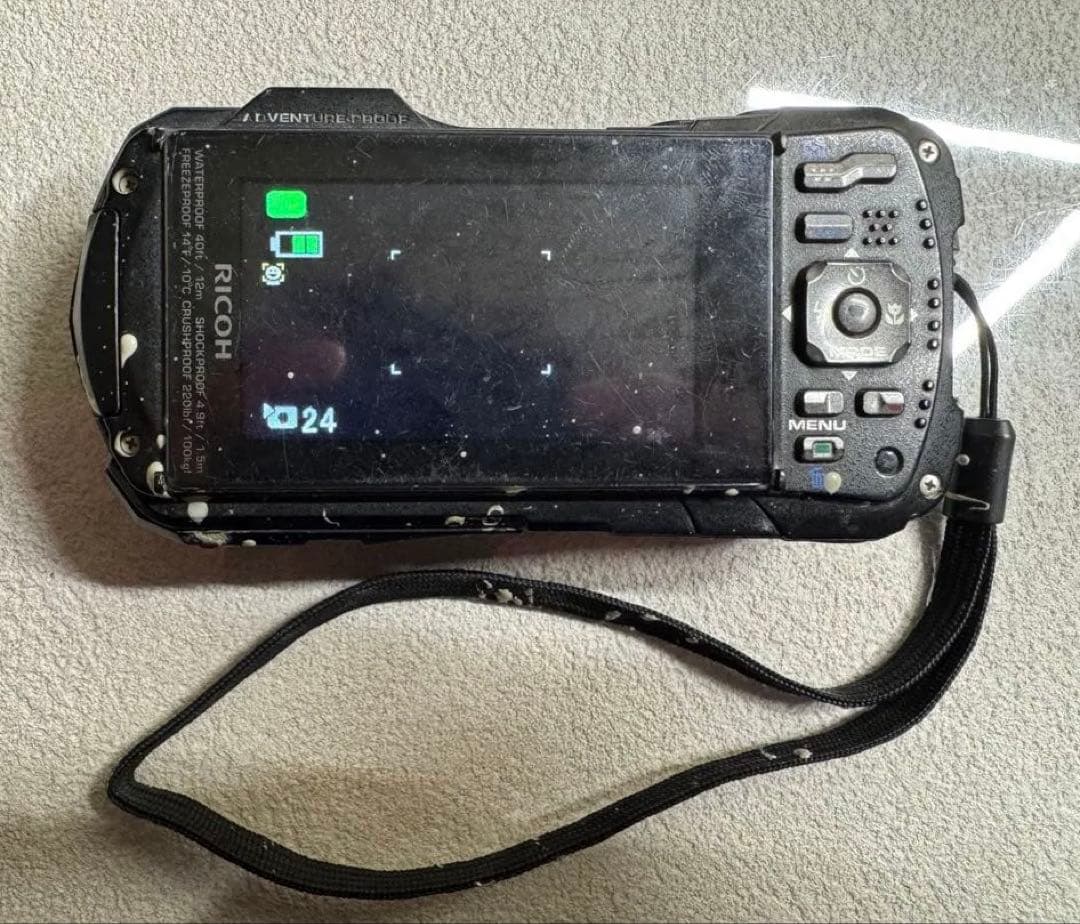 RICOH WG-30 防水コンパクトデジタルカメラ バッテリー付SDカードなし