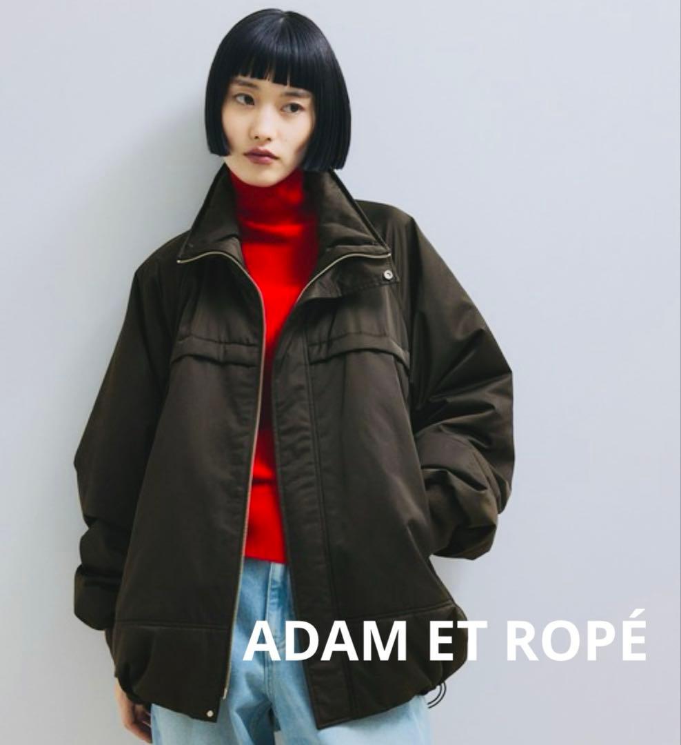 【タグ付き新品】ADAM ET ROPÉ スタンドカラーフライトジャケット