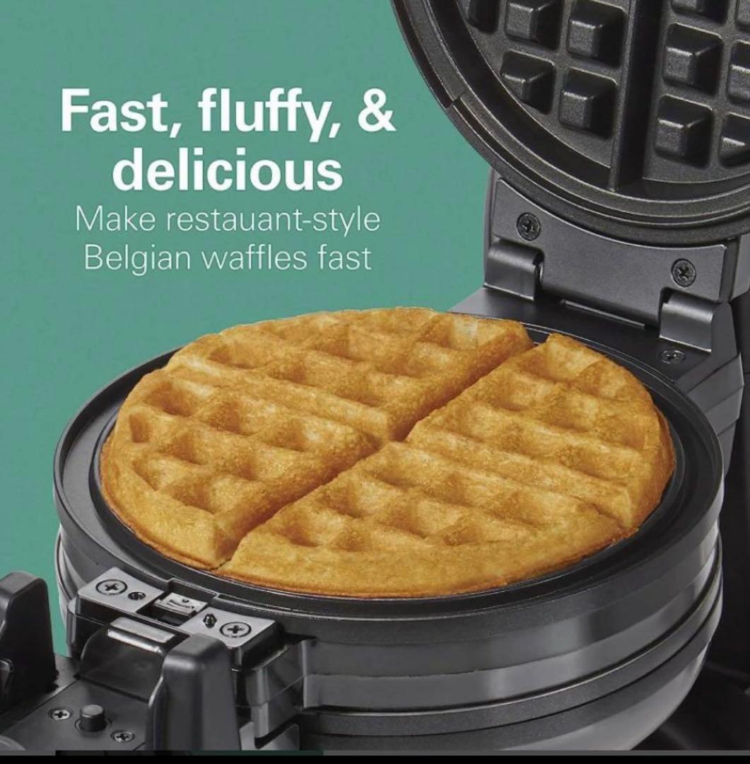 Hamilton Beach ダブルベルギーワッフルメーカー