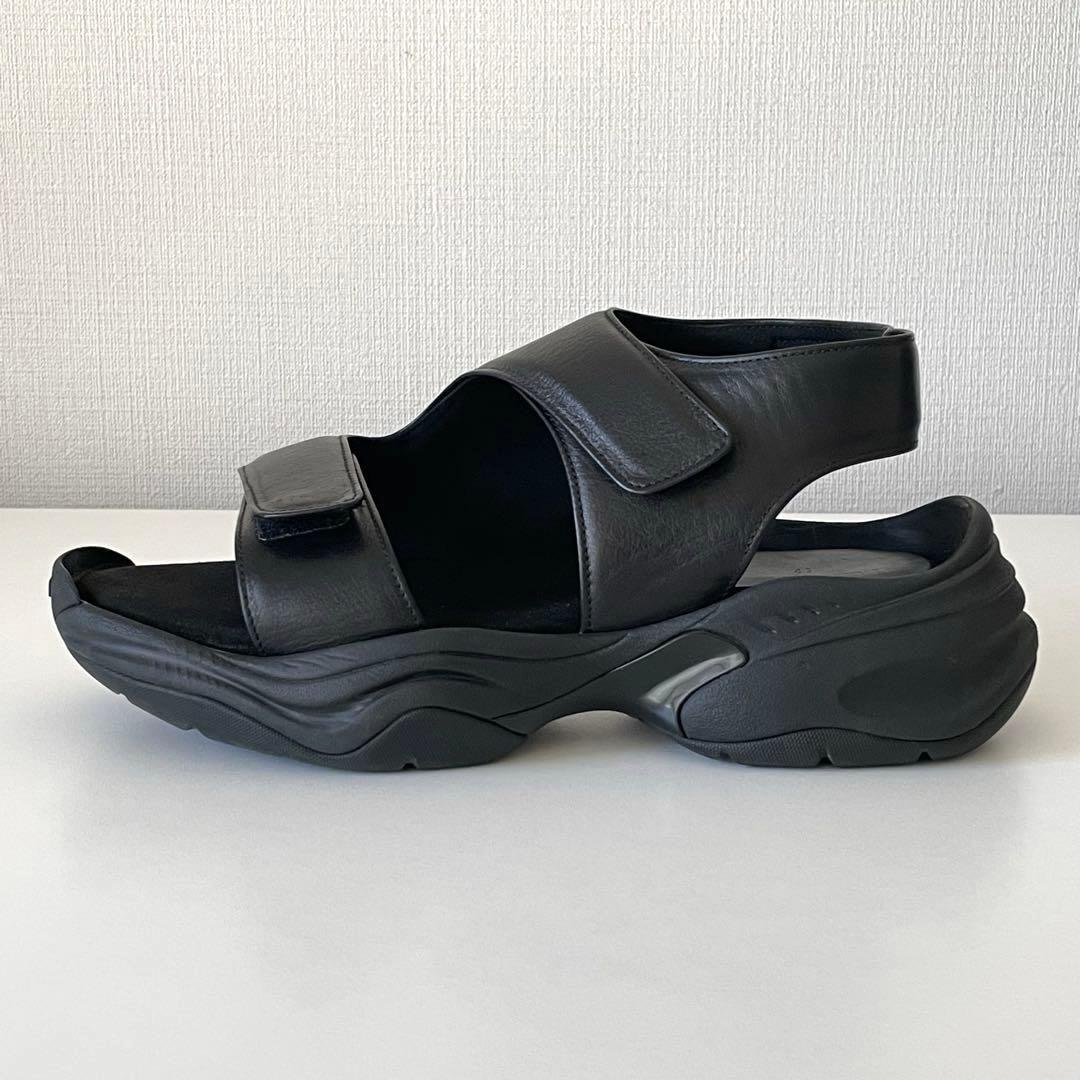 靴 ATTACHMENT 24SS CARF LEATHER SANDAL / 42