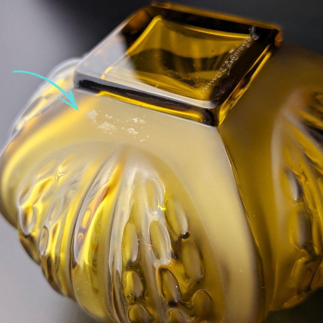 芸術的刺激に惹かれる★ラリック ミラベル アンバー 13㎝ 香水瓶 箱付き