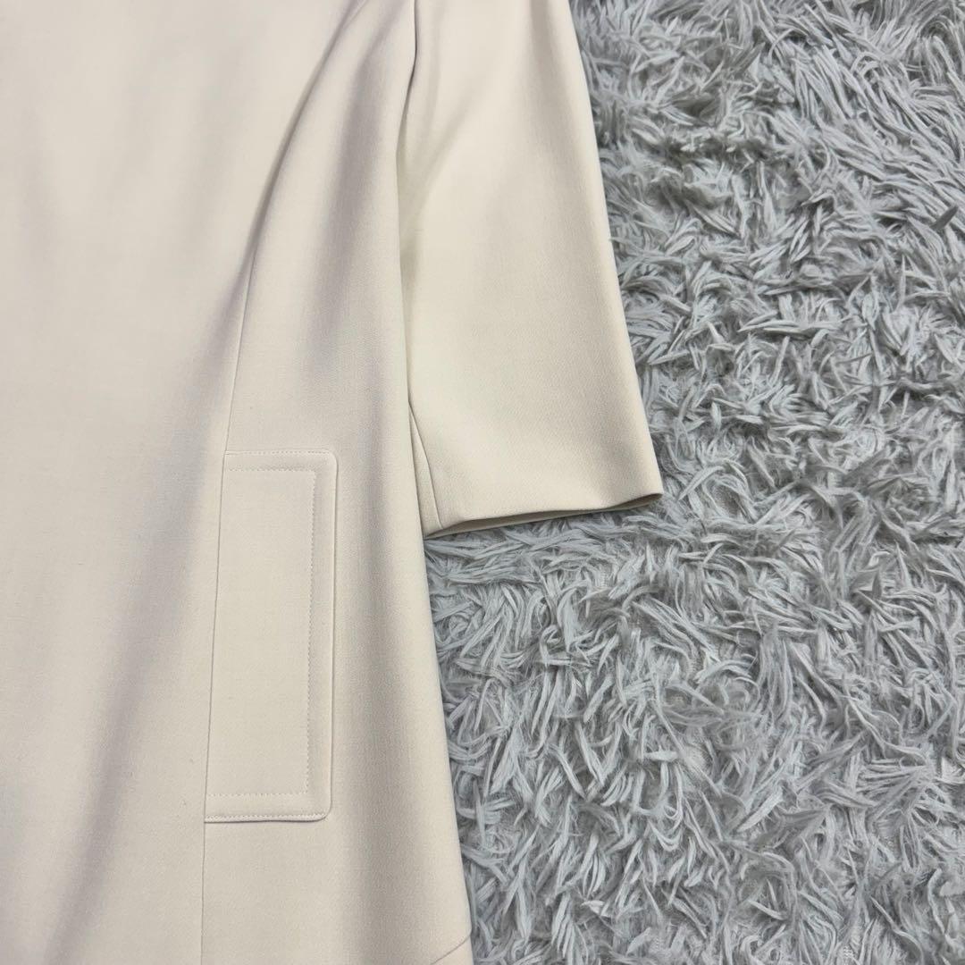 極美品✨フォクシー ハーフスリーブドレス 七分袖 Aラインワンピース フォーマル