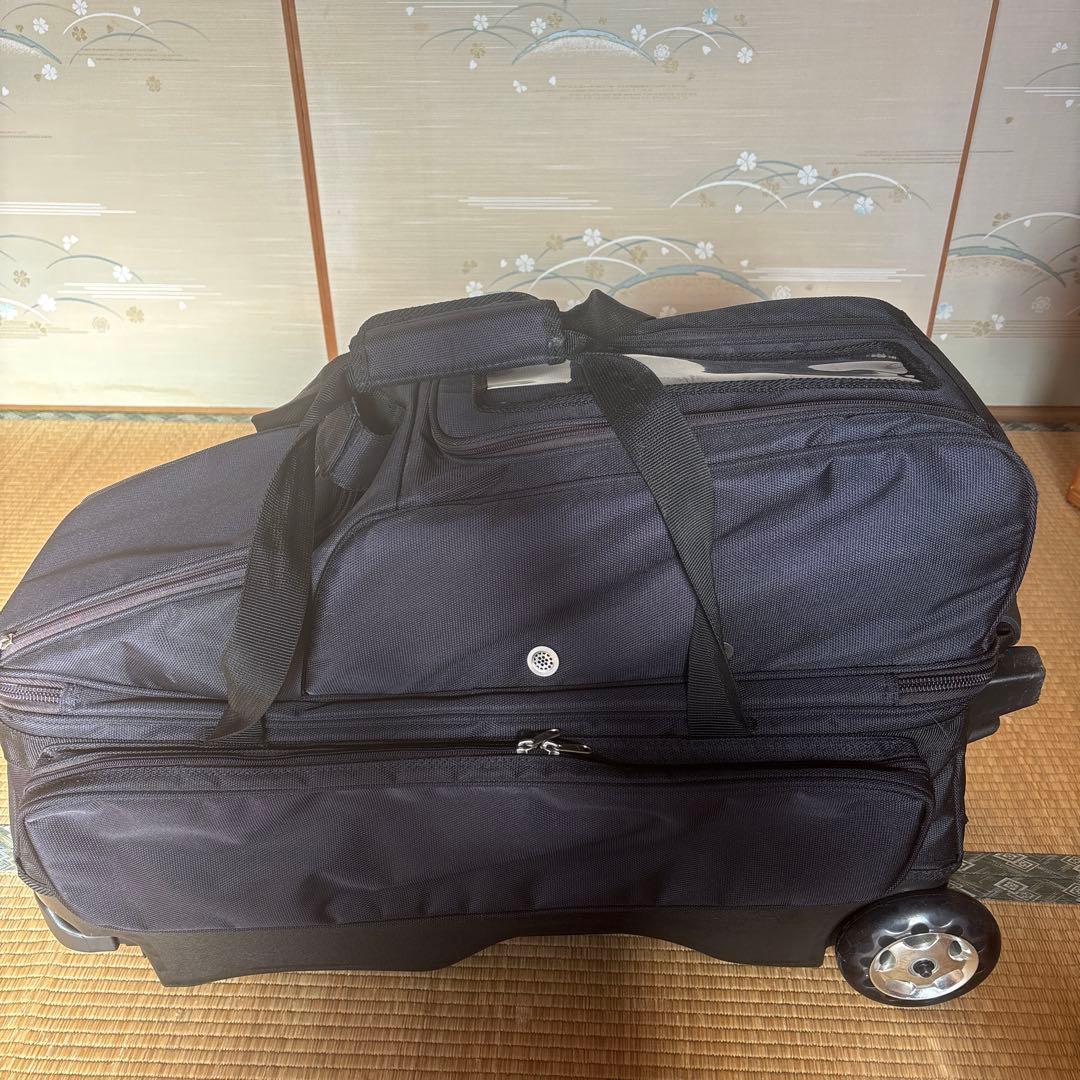 Pro Am ボウリング用バッグ 大型 黒/赤