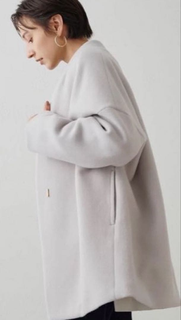 ⭐︎美品⭐︎ Whim Gazette メリンプミドルコート　グレー