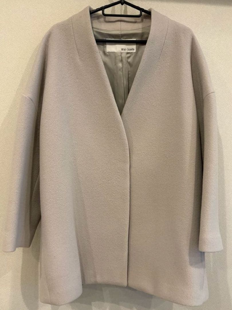 ⭐︎美品⭐︎ Whim Gazette メリンプミドルコート　グレー