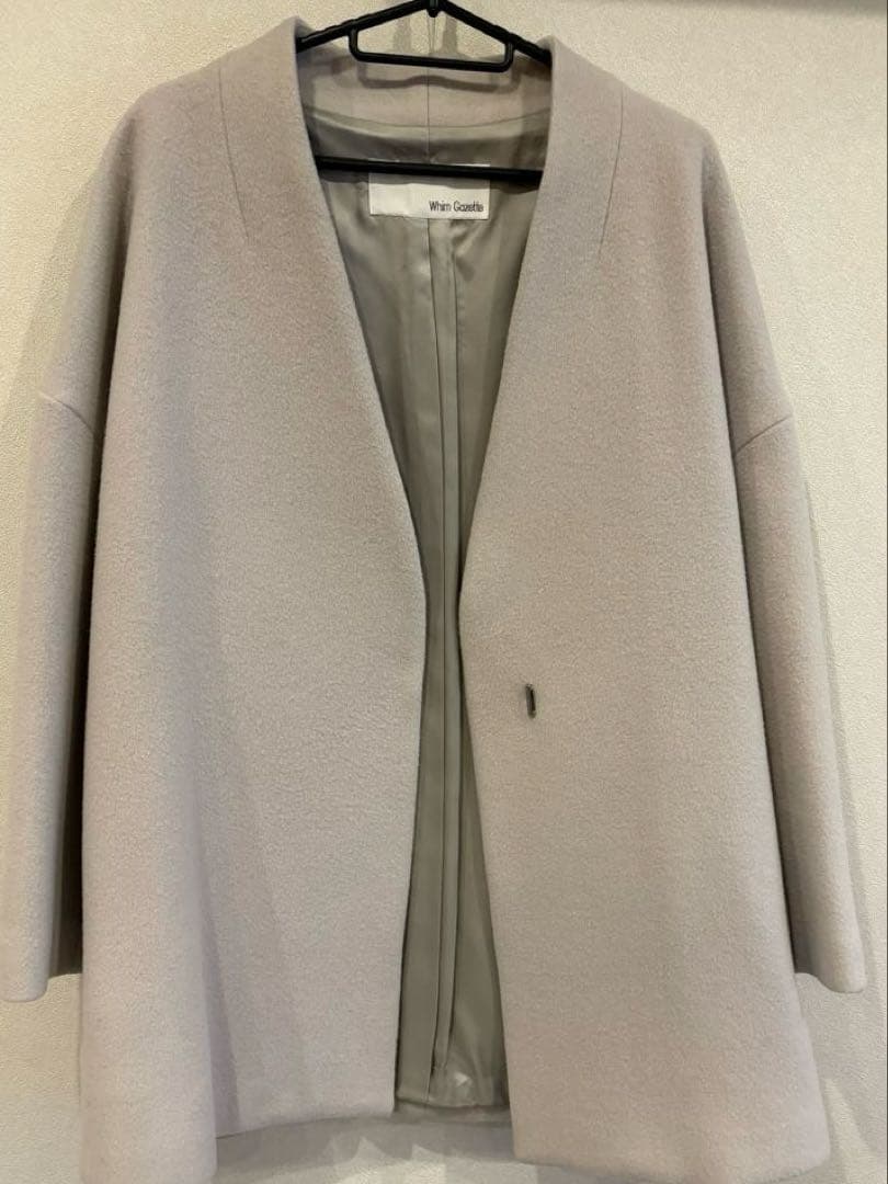 ⭐︎美品⭐︎ Whim Gazette メリンプミドルコート　グレー