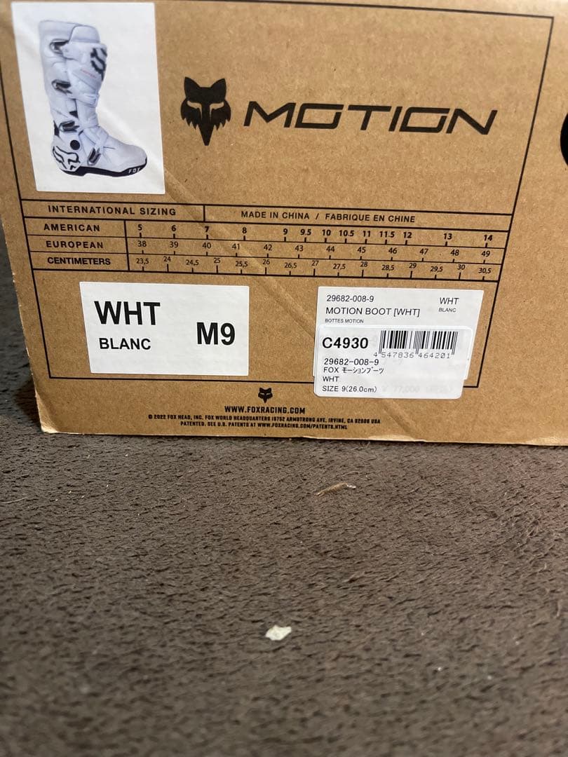 FOX MOTION モーション　M9（27.0cm）　alpine TECH