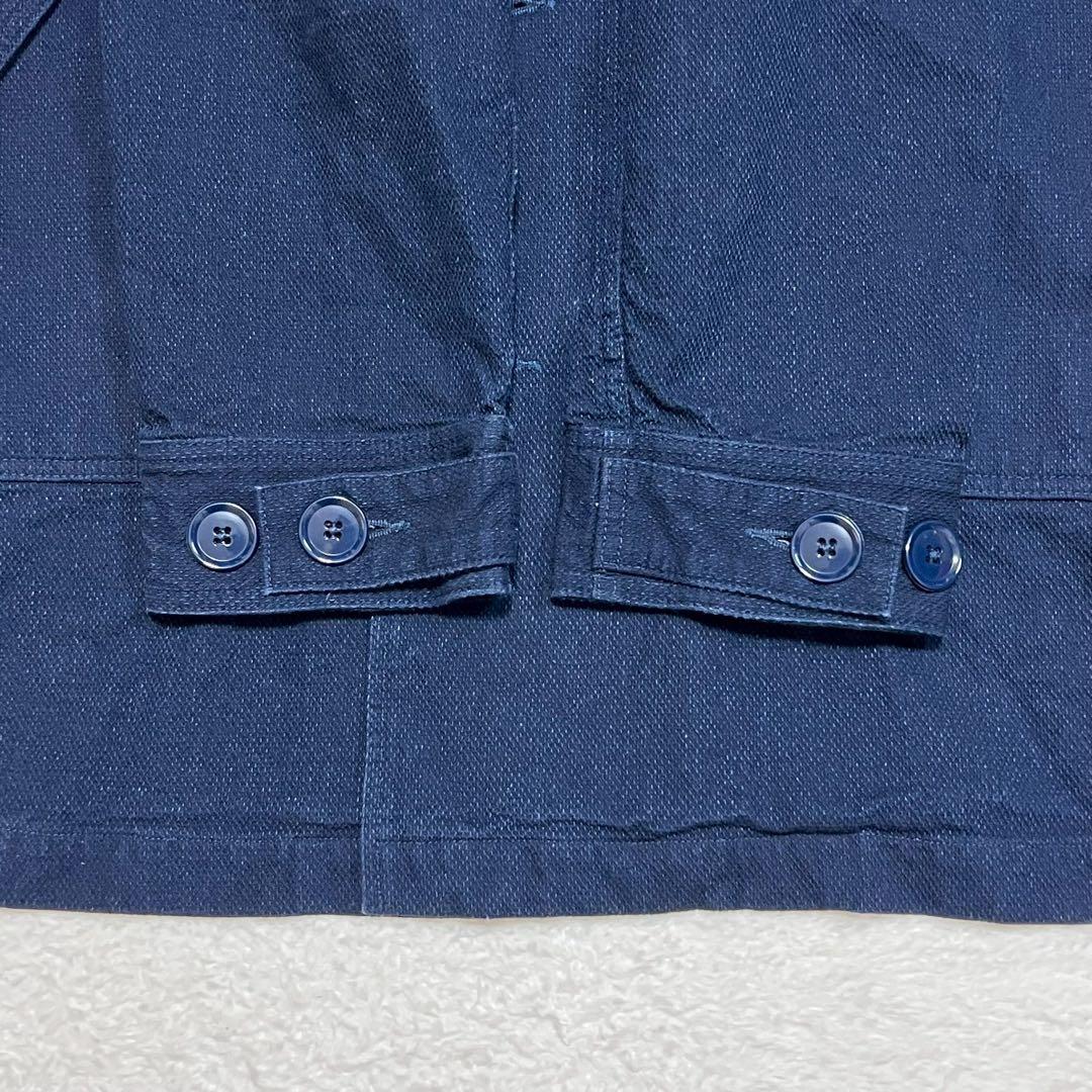 新品 完売品 MOMOTAROJEANS インディゴ モッズコート Lサイズ