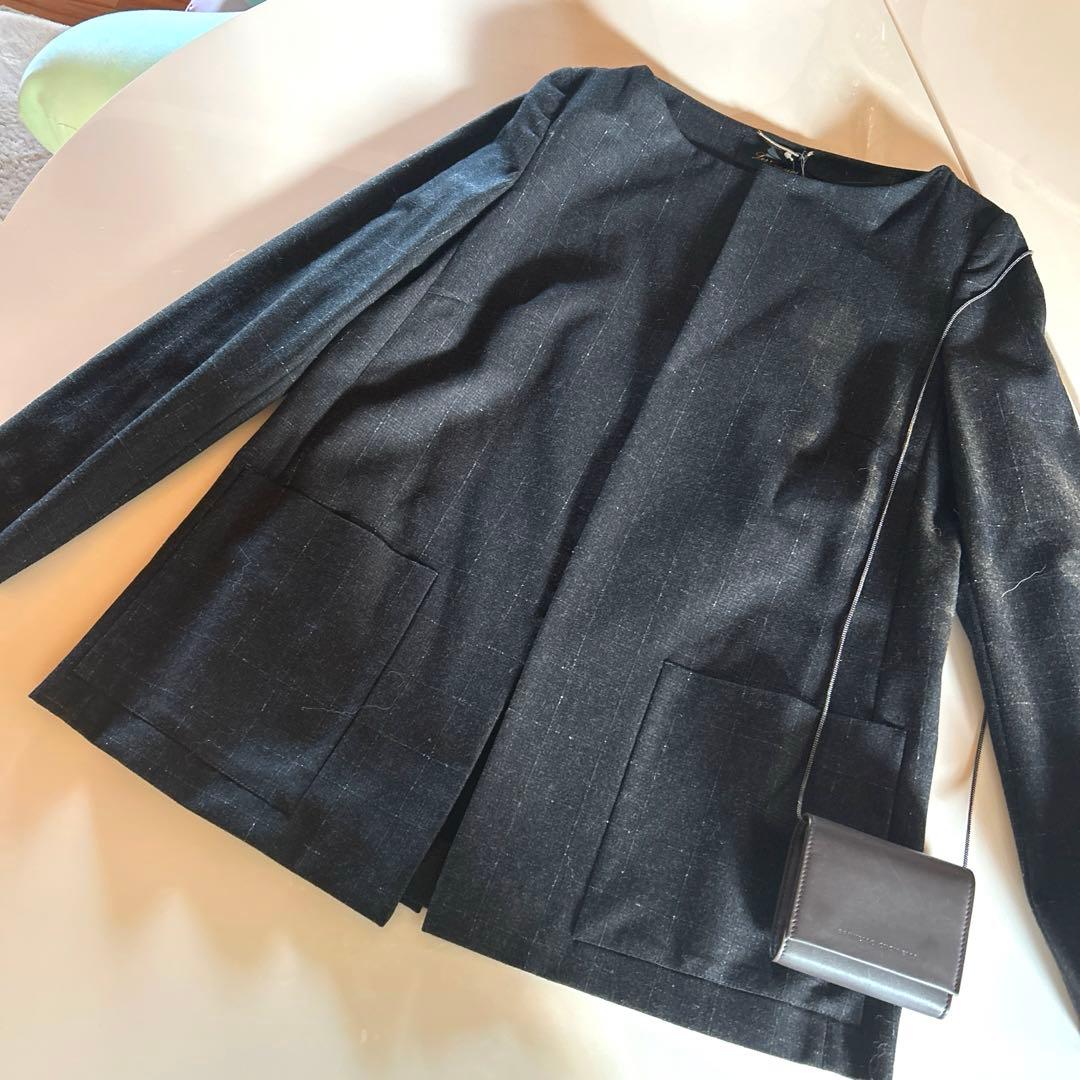 Les copains ノーカラージャケット