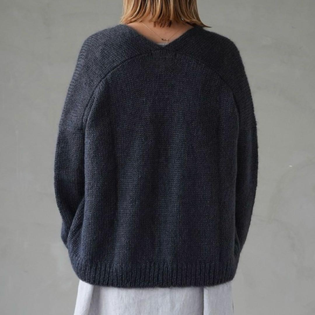 【美品】evameva / モヘア シルク カーディガン