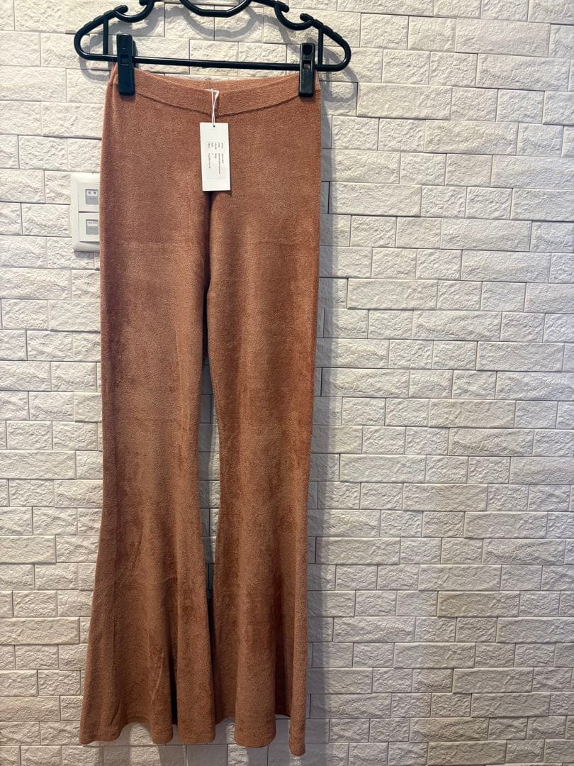 Mediam Mole Knit Bell Bottomsパンツ　2