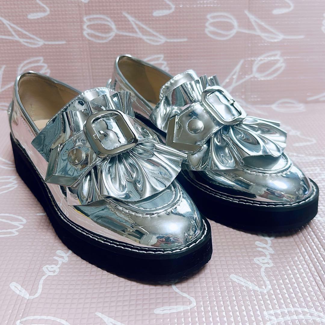 週末限定値下げHOUGA day and night loaferシルバー 1