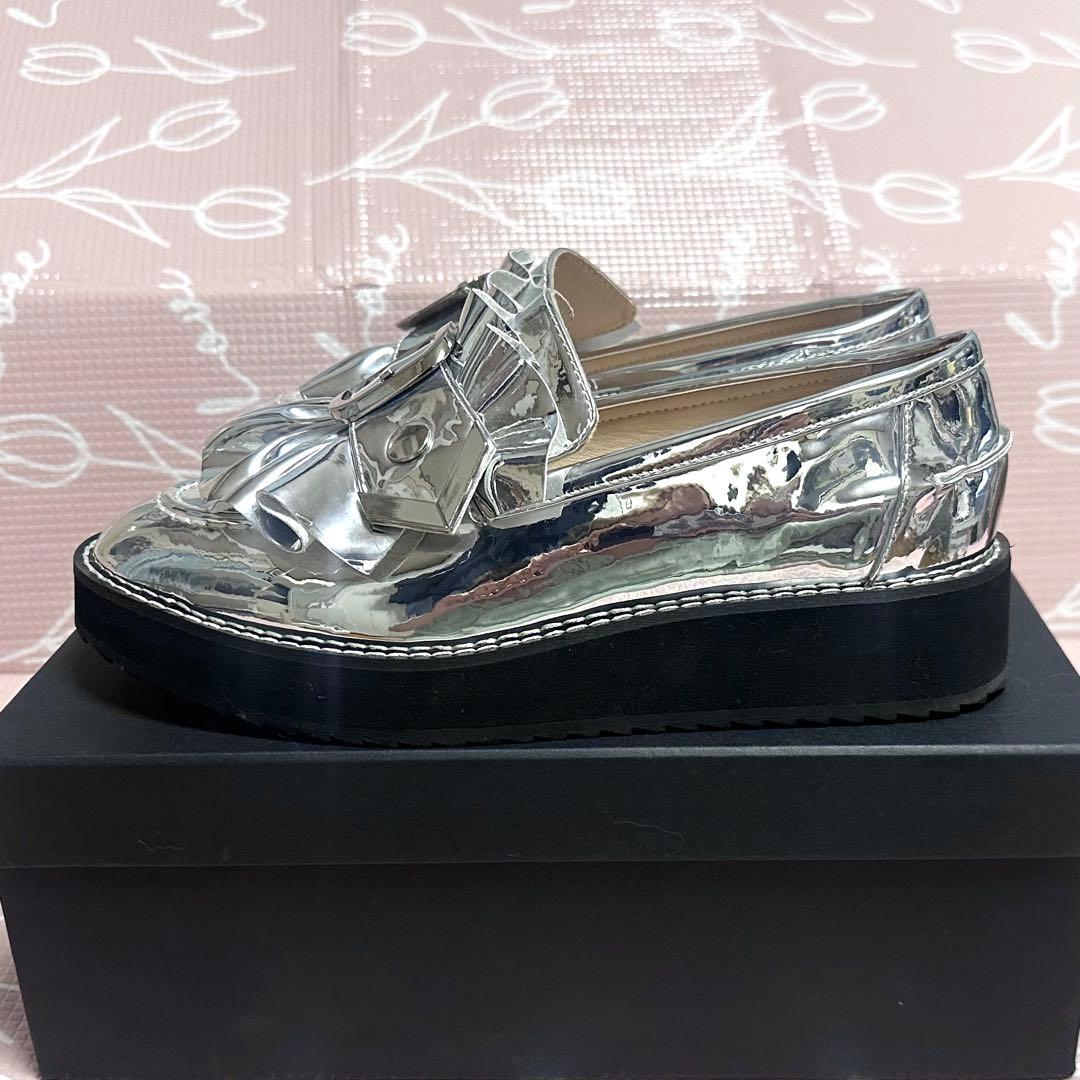 週末限定値下げHOUGA day and night loaferシルバー 1