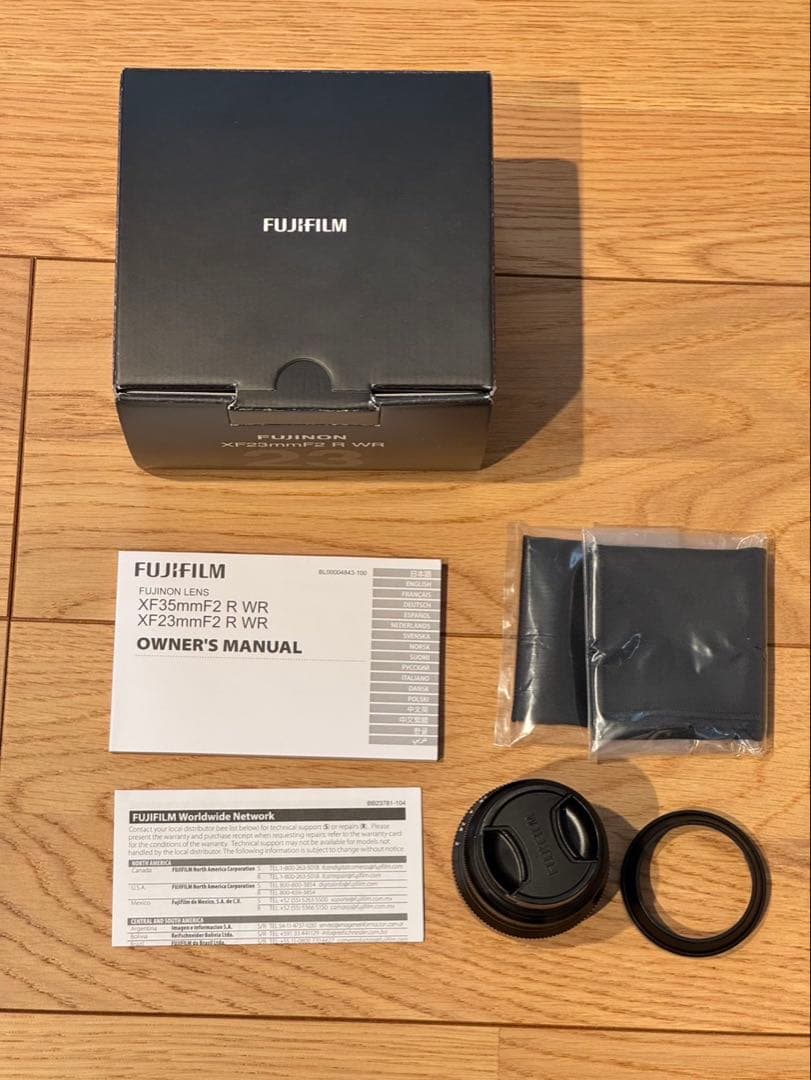 FUJIFILM XF23mmF2 R WRレンズ