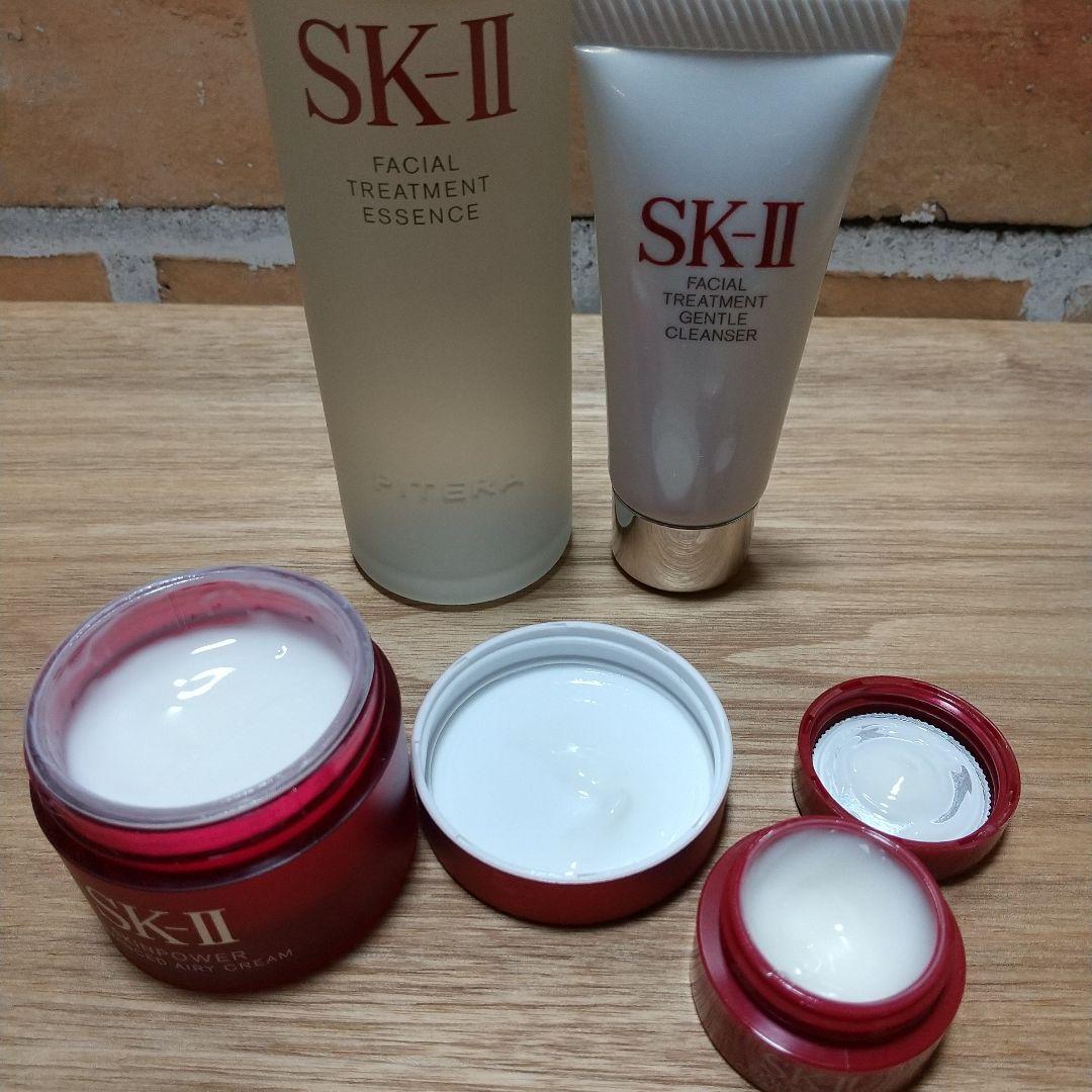 SK-II 化粧水 洗顔料美容クリーム トライアルセット 4点