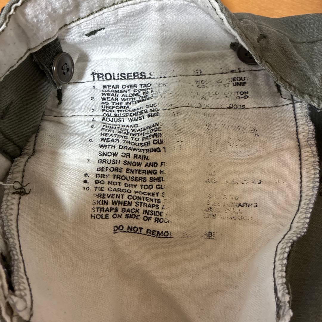 M-51 ミリタリーパンツ カーキ　軍物　大特価！！