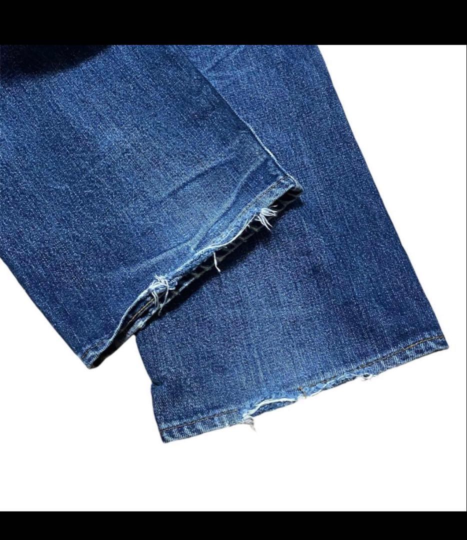 90s LEVI’S リーバイス 201XX デニムパンツ 鬼ヒゲ バレンシア製