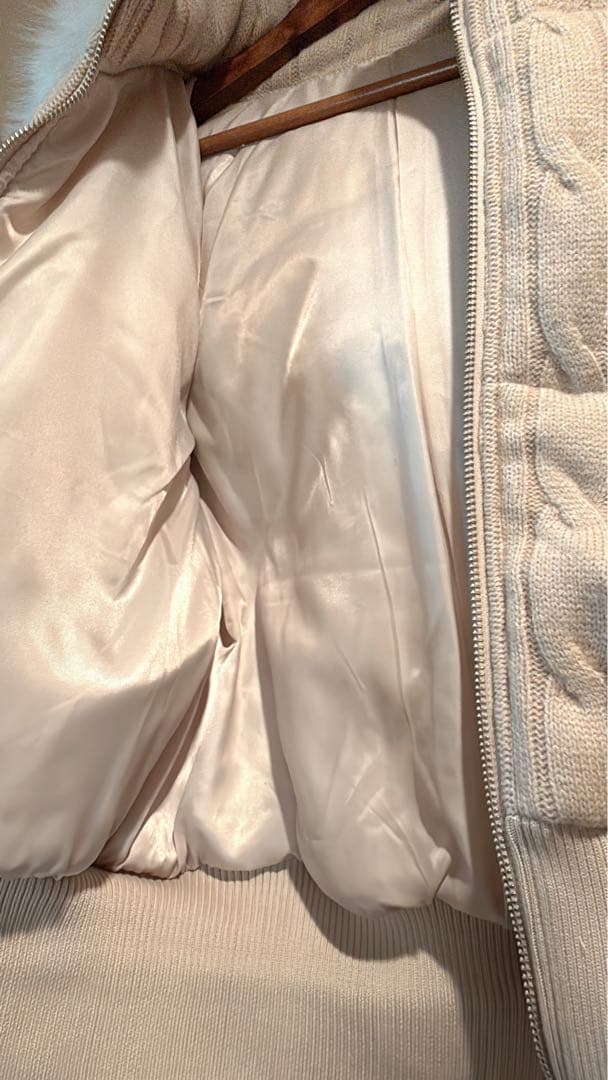 MISTREASSミストレアスCable Knit Padded Jacket