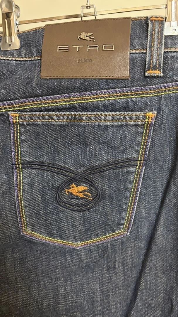 年中夢球様用 ETRO デニムパンツ 特別な色合い ⭐️限定割引中