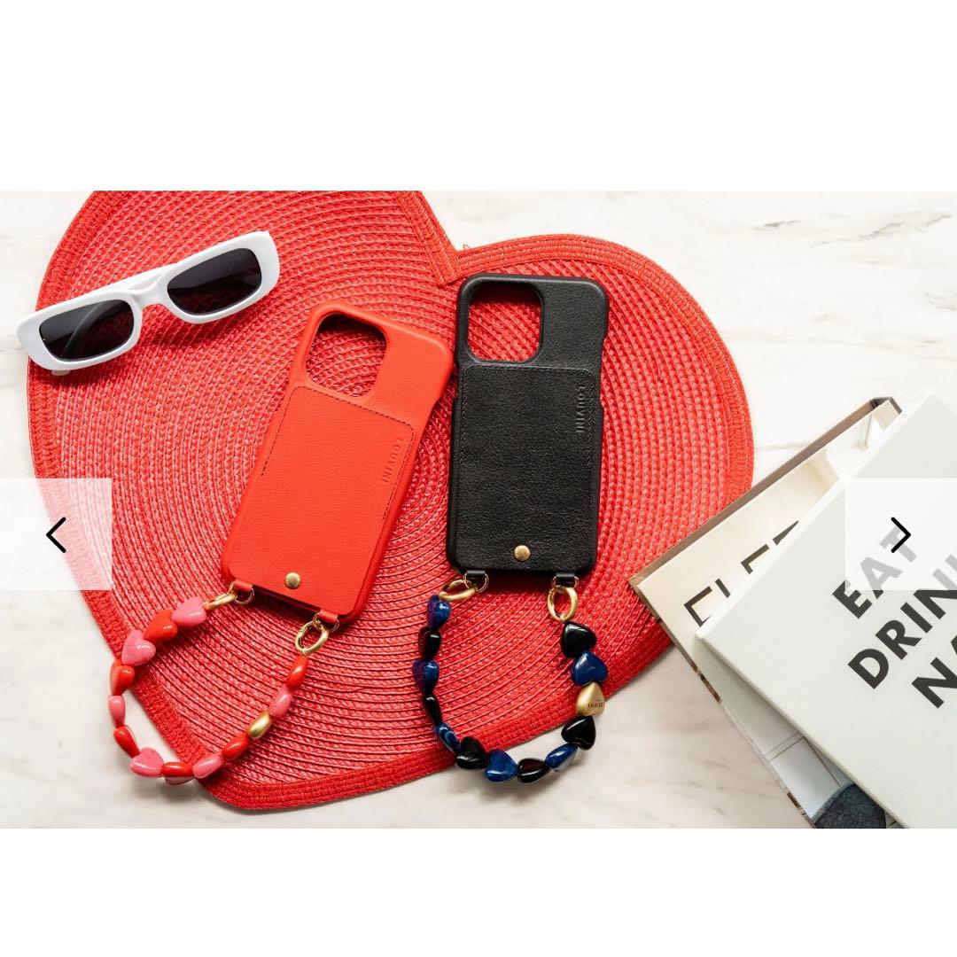 【完売品】LOUVINIPARIS ハンドストラップ　PETIT CUORE