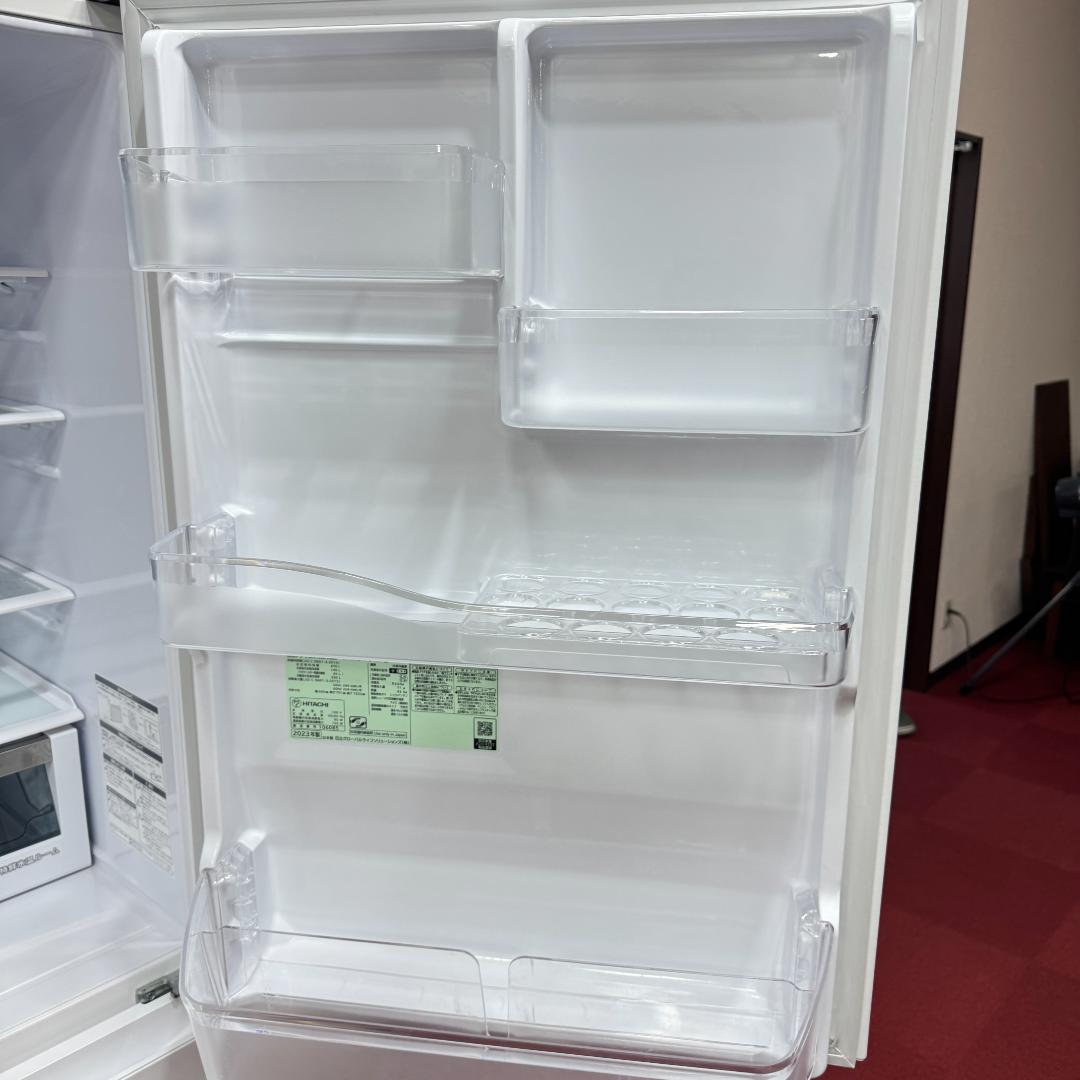 東京23区送料無料　美品日立5ドア冷蔵庫2023年製470L　洗浄/除菌済み