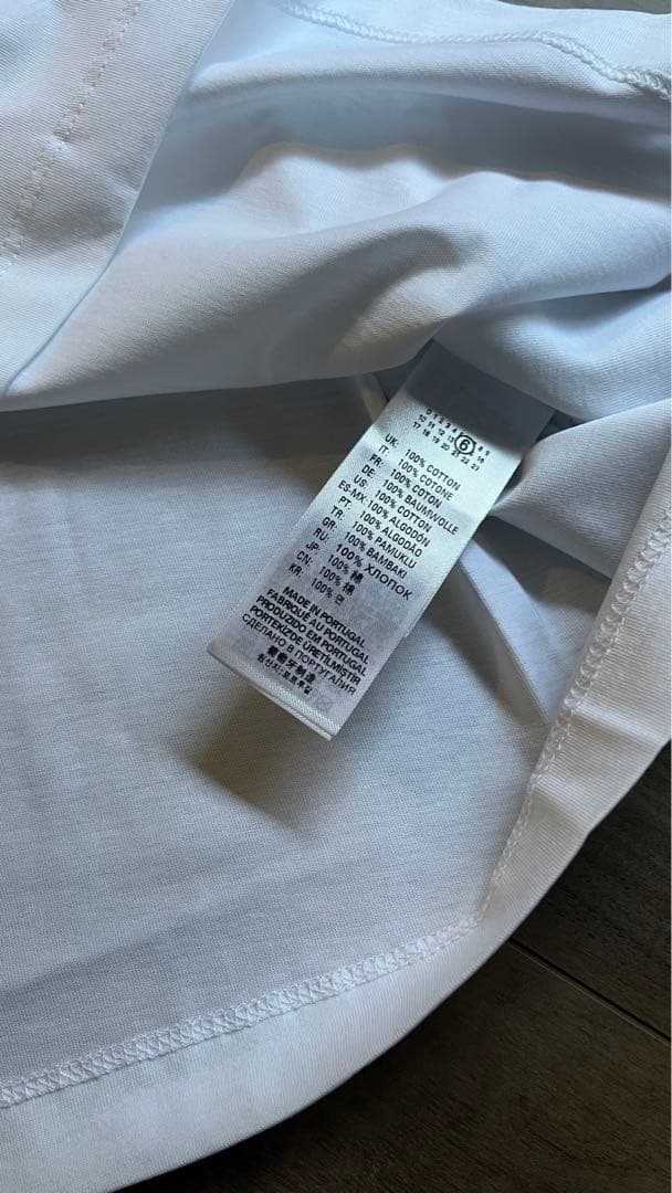 MM6 Maison Margiela ナンバリングロゴT