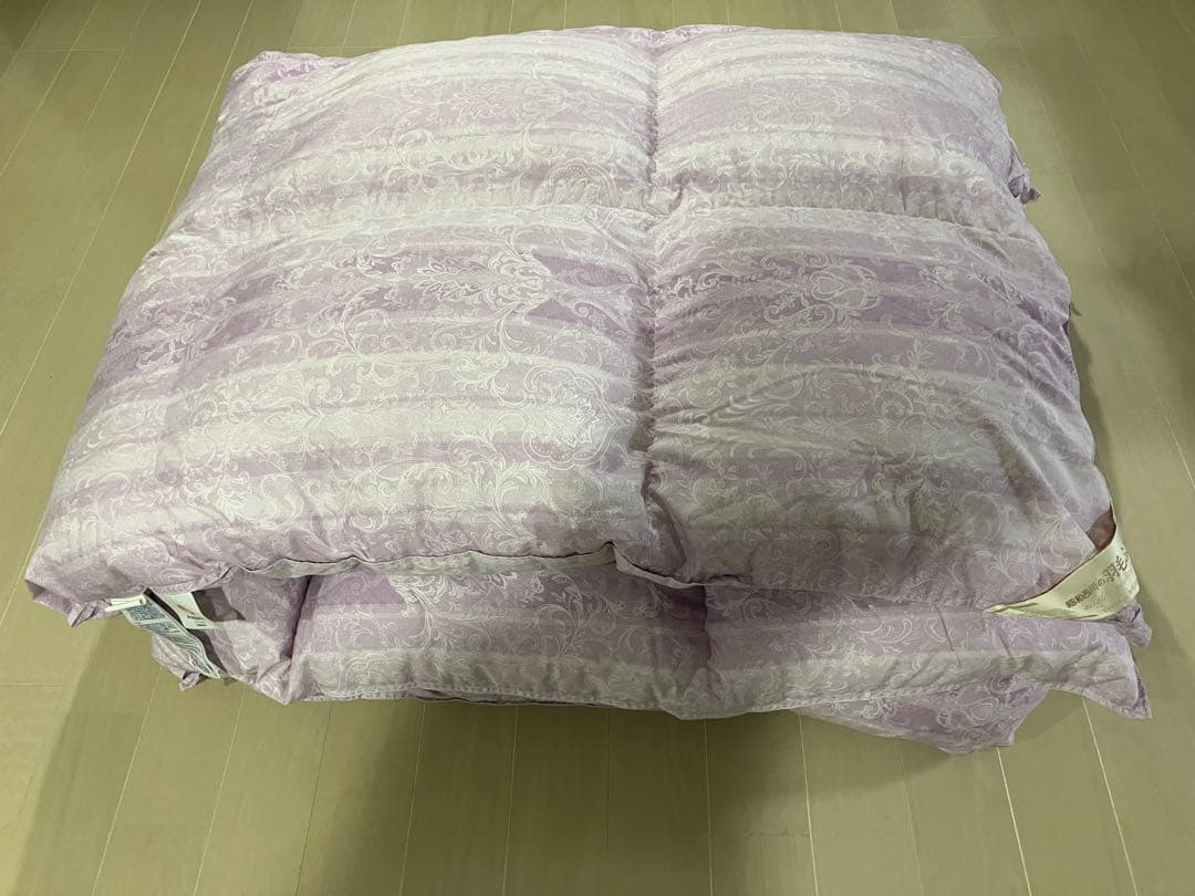 西川羽毛布団　ダブルサイズ　ダウン90%