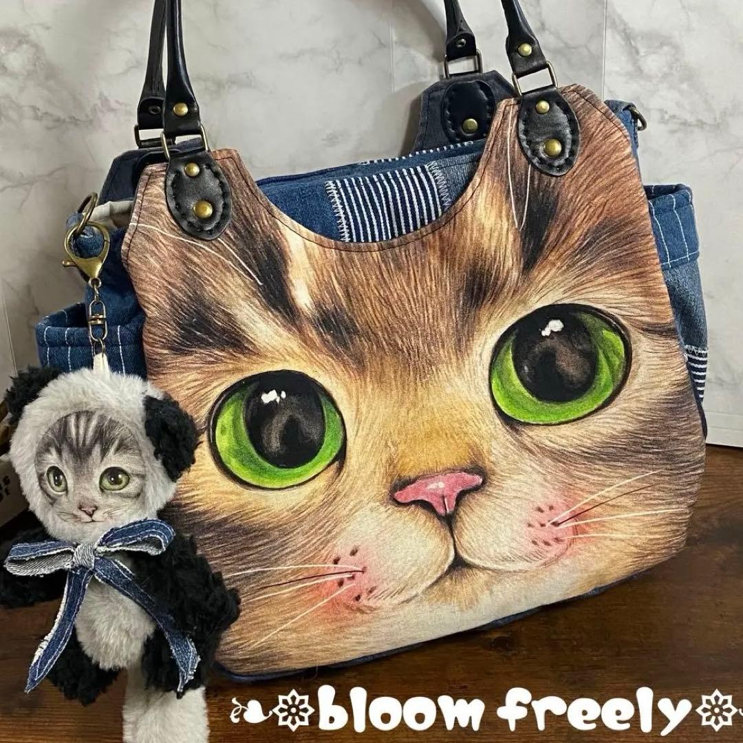 ね*】様 コヤンイサムチョン デニムリメイク【トートバッグ】パッチワーク ハンド